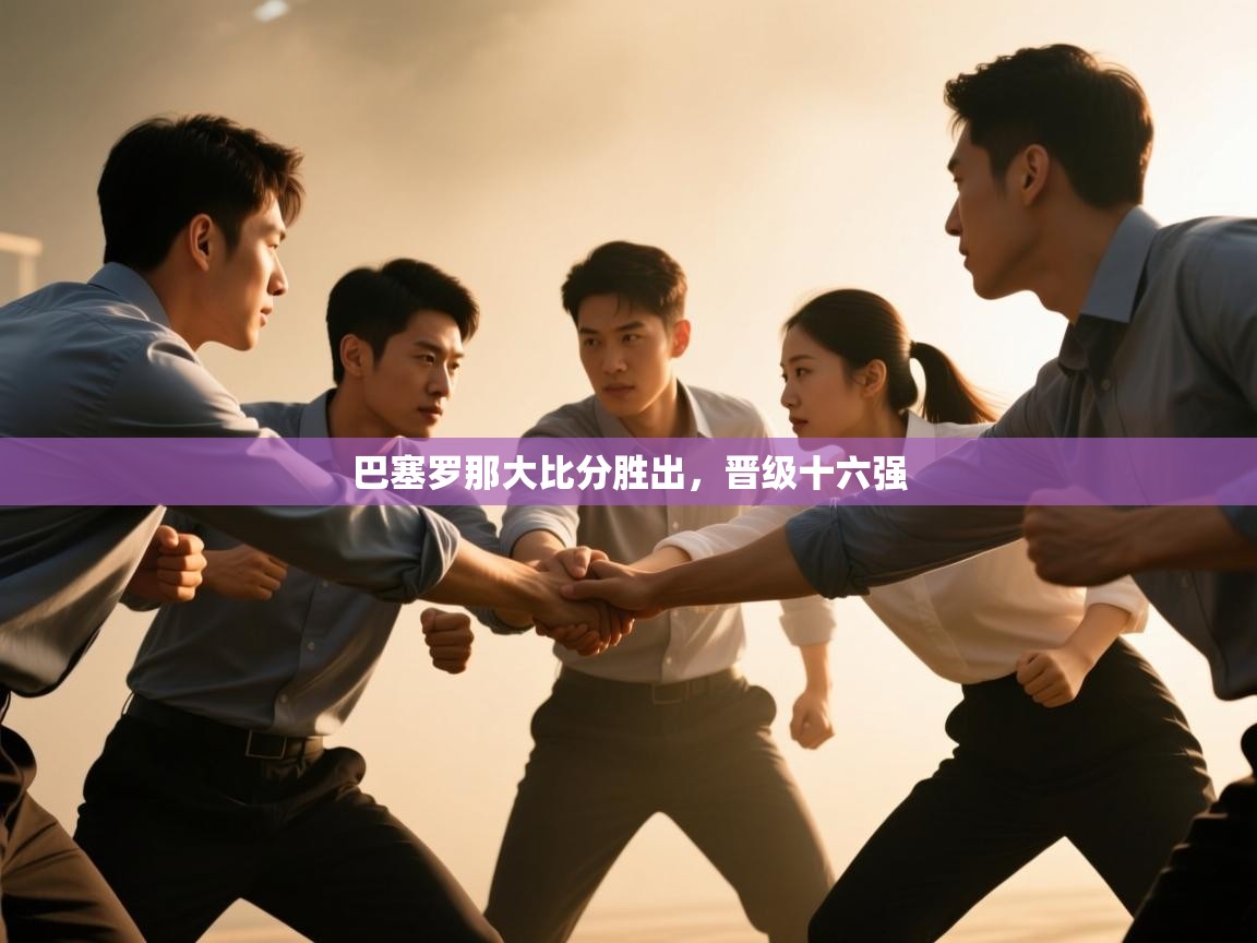 巴塞罗那大比分胜出，晋级十六强  第1张